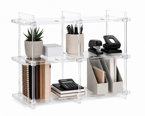 Acryl schreibtisch organizer - schreibtisch,