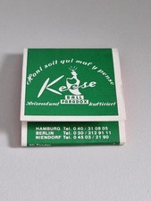 Streichholzheftchen, Café