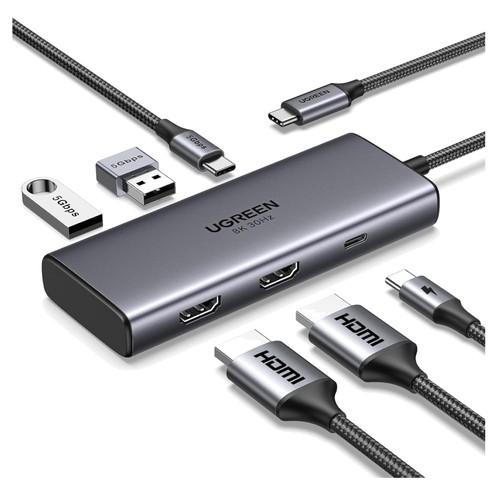 Usb hub hdmi - 2x,
