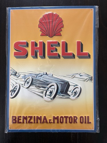 Shell blechschild 21x30cm - 21x30cm, neu