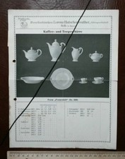 Katalog Porzellan Geschirr