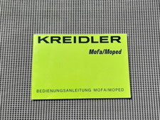 Kreidler Mofa/Moped Bedienungsanleitung original