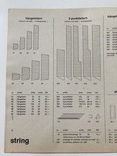 Regalelement Hängeleiter Weiß 25/18 String