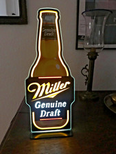 Original Miller Genuine Draft Leuchtreklame aus den USA, Vintage, Oldschool Rare
