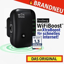 Festberg WifiBoost™ Wifi Extender Wlan Repeater Booster, XtraBoost für Internet!