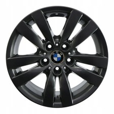 1x Alufelge 17 Zoll 8.0" 5x120 34ET Matt Silber 6775599 BMW E91 E93 E90 E92