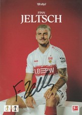 FINN JELTSCH VfB Stuttgart Autogrammkarte 2025/2026 25/26 Deutschland