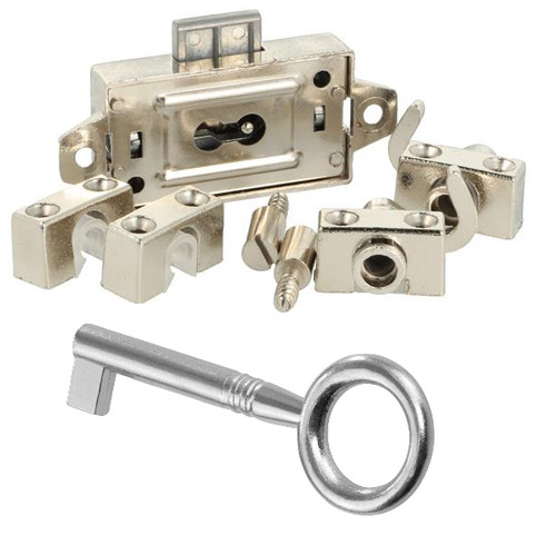 Drehstangenschloss set silber - drehstangenschloss,