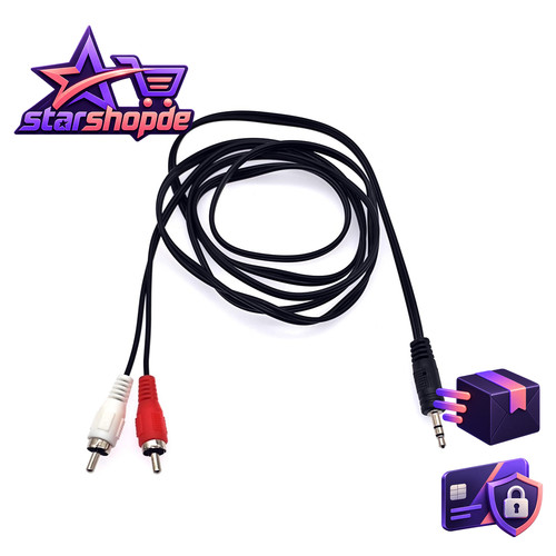 Cinch-auf-3,5-mm-AUX-Kabel