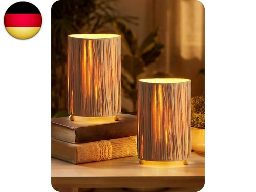 Kleine nachttischlampe 2er - nachttischlampe,