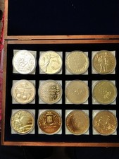 Olympische Spiele 23 Medaillen vergoldet ab 1896 sehr schöne Sammlung in PP