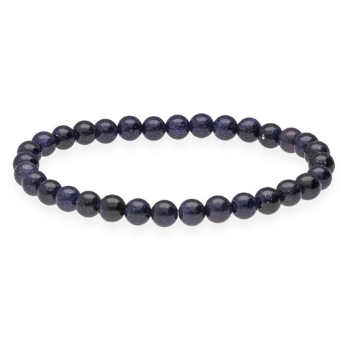 Blaufluss kugelarmband 6 mm - kugelarmband,