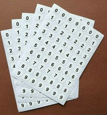 Zahlen 5x Bögen 350