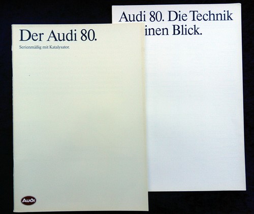 Audi prospekt 1991 auch - 80,