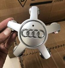 4x135mm Silber Felgendeckel  Alufelgen Nabenkappen Silver Wheel Cap für Audi DE