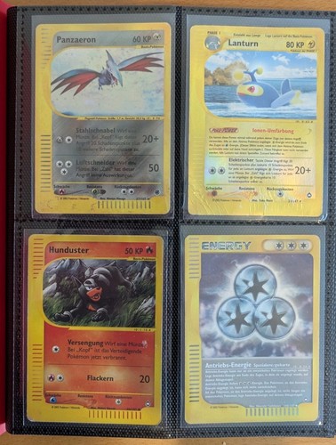160 vintage pokemon karten - vintage,