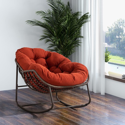 Outdoor rattan rocking - outdoor, chair