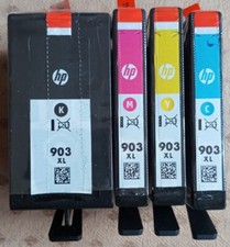 4 x Original HP 903XL Schwarz