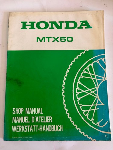 Honda mtx werkstatt - mtx,