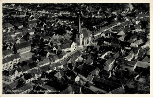 Sandersleben arnstein in - ak,
