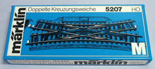 Märklin 5207 H0 M-Gleis Doppelte Kreuzungsweiche mit OVP