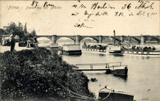 Ak Pirna an der Elbe, 87 km