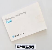 Betriebsanleitung Handbuch 7/90 VW Golf 2 Bordmappe