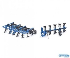 Schuco Set Rabe Pflug Grubber