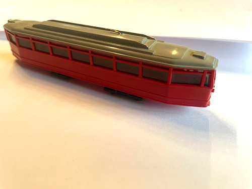 Wiking straßenbahn rot - 1:87,