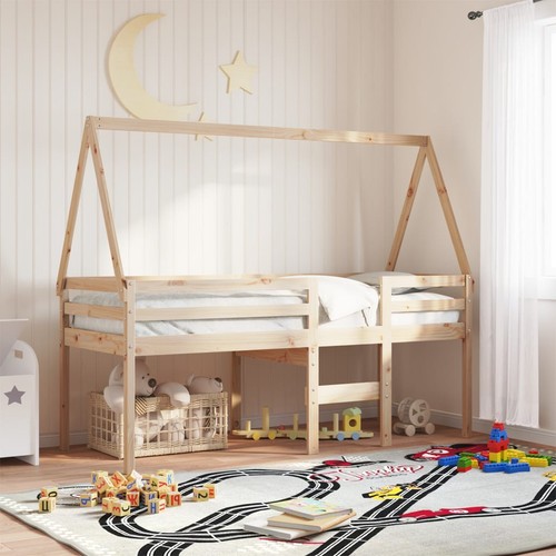 Kinderbett hochbett mit - hochbett, dach