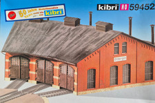 Kibri H0 59452 Ringlokschuppen Ottbergen 24 x 39 x 13,5 cm Bausatz in OVP/2514