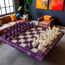 Luxus Stein Schach Tischplatte