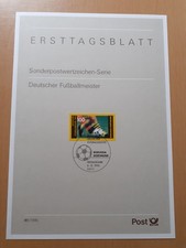 Ersttagsblatt - Deutscher Fußballmeister - BVB 09 - 06.12.1995