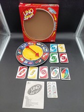 Uno Spin Mattel 2005 Kartenspiel Gesellschaftsspiel geprüft *1 Karte fehlt*
