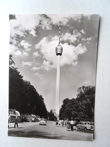 Stuttgart fernsehturm bus - ak,