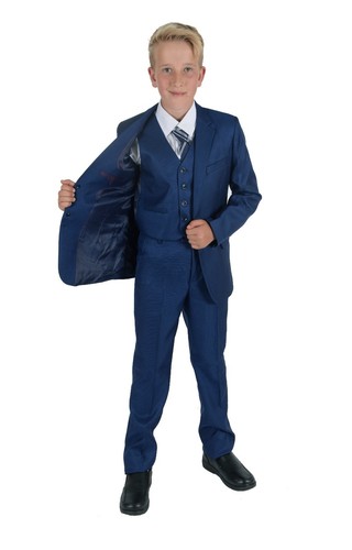 Jungen blaue anzüge teilig - jungen, 5-teilig