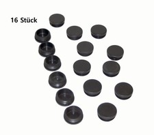 16 x Lamellenstopfen Rund Rohrkappen Stopfen Endkappen Abdeckung Aussenmaß 40 mm