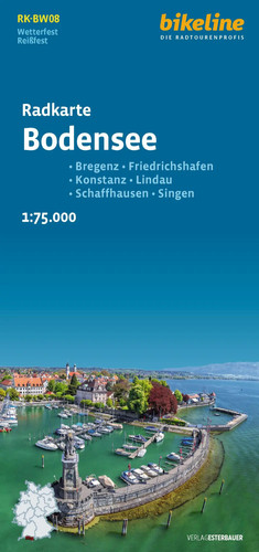 Radkarte bodensee - radkarte, (rk-bw08)