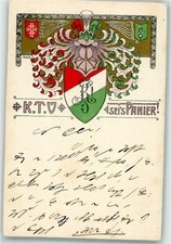 13289336 - sign Knix K.T.V. Seis Panier! Studentenwappen Studentika Schweiz