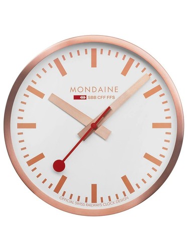 Mondaine a990 clock - mondaine, a990.clock.18sbk