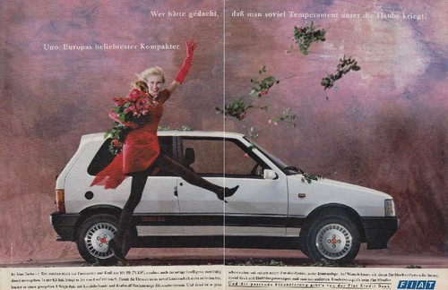 Fiat uno turbo reklame - uno,