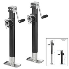 2x Abstellstütze ausdrehbar