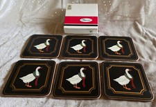 PIMPERNEL Christmas Goose Gans Weihnachten Untersetzer Glasuntersetzer