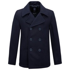 Brandit Herren Pea Coat Marine