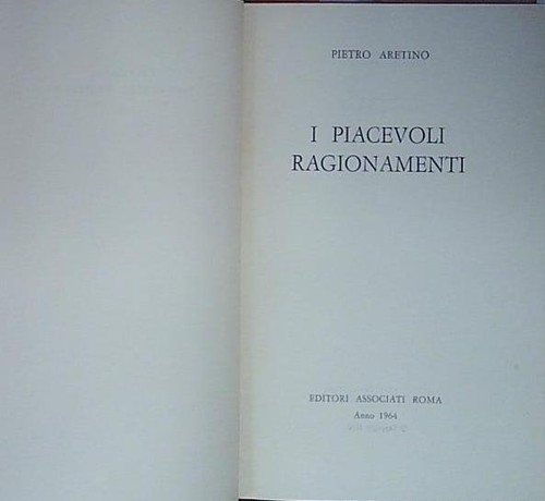 Pietro aretino die angenehmen - aretino,