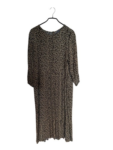 Langarm kleid leomuster - langarm,