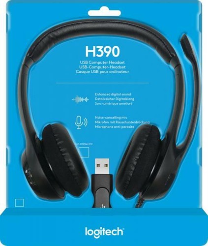 Logitech headset h390 usb - logitech,