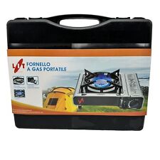 LIT 4000 Tragbarer Gasherd Edelstahl Schwarz