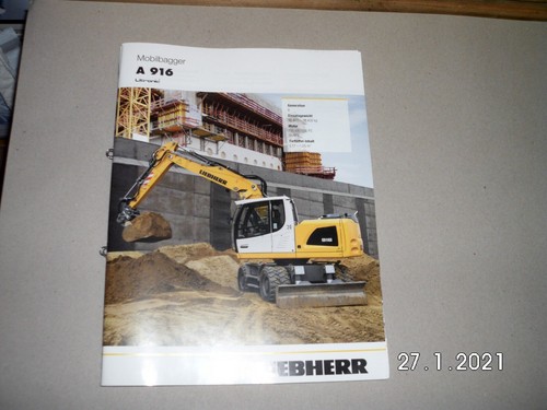 Liebherr 916 mobilbagger - "a,