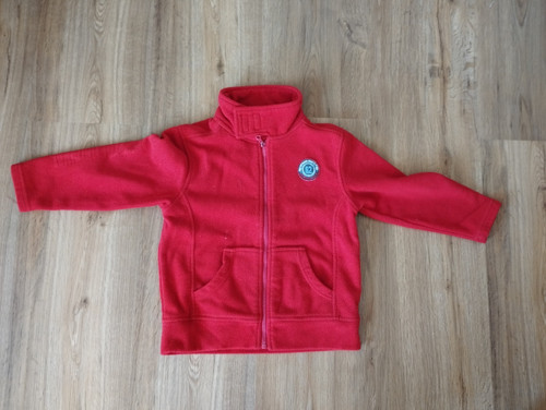 Fleecejacke 104 110 rot - fleecejacke,